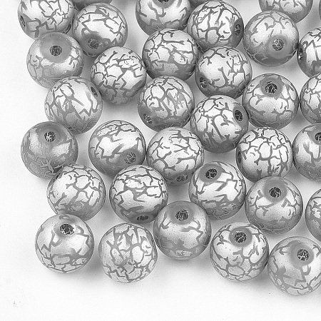 Electroplate Glass Beads LS-EGLA-S178-03G-1