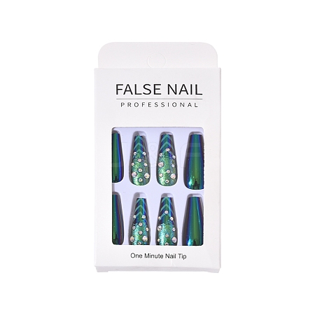 Plastic Ballerina False Nail Tips MRMJ-T080-09-1