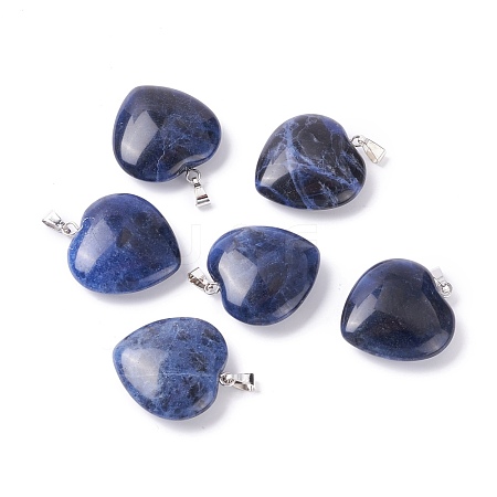 Natural Sodalite Pendants G-G956-B39-FF-1