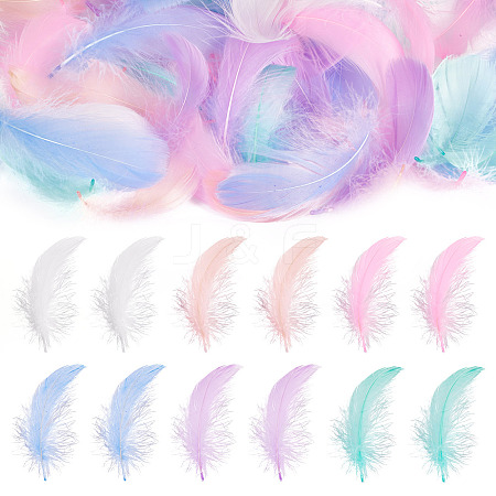 Feather Costume Accessories AJEW-TAC0003-21-1