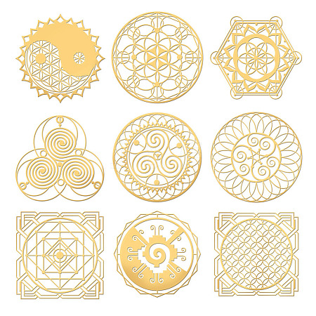 Nickel Decoration Stickers DIY-WH0450-009-1