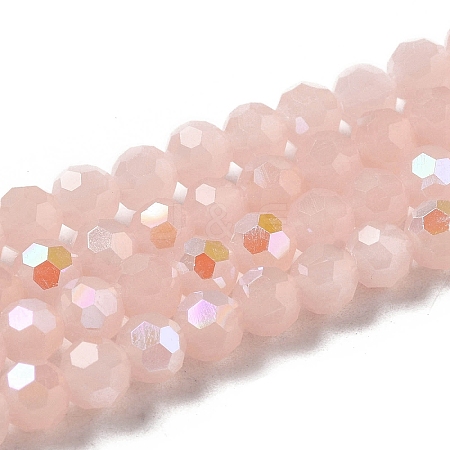 Imitation Jade Glass Beads Strands EGLA-A035-J6mm-L08-1