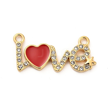 304 Stainless Steel Crystal Rhinestone Pendants STAS-P385-06G-1