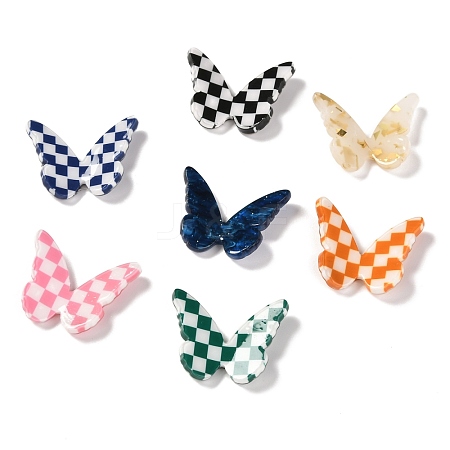 Opaque Resin Cabochons RESI-I035-01-1