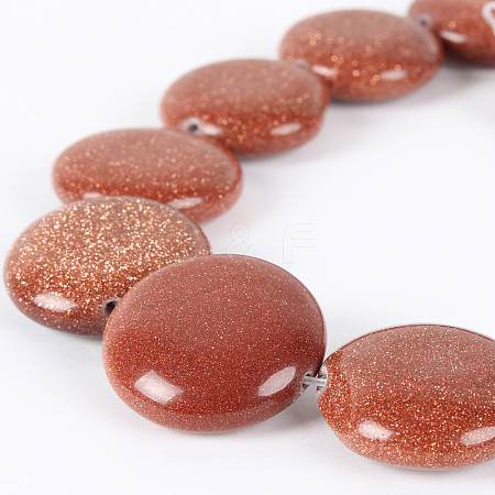 Synthetic Goldstone Beads Strands G-E243-03A-1