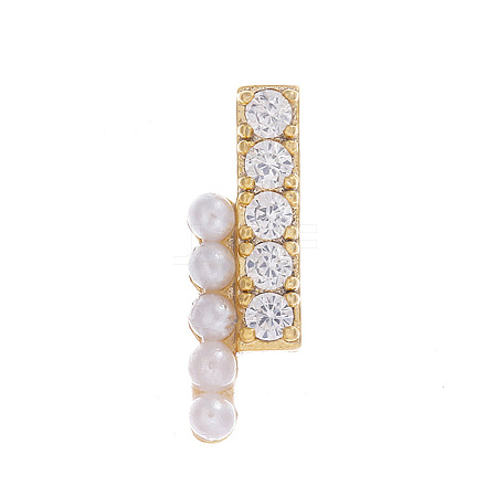 ABS Plastic Imitation Pearl Cabochons MRMJ-N022-003-1