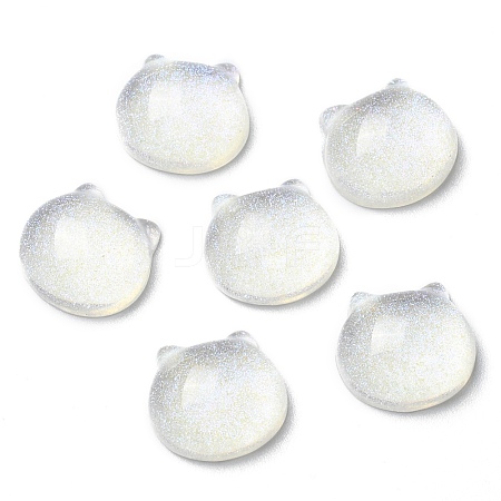 Translucent Resin Cabochons RESI-B016-02D-1