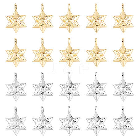 40Pcs 2 Colors Alloy Pendants FIND-DC0005-50-1