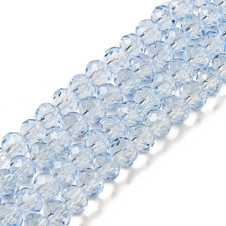 Transparent Baking Paint Glass Beads X1-DGLA-A034-T6mm-D13-1