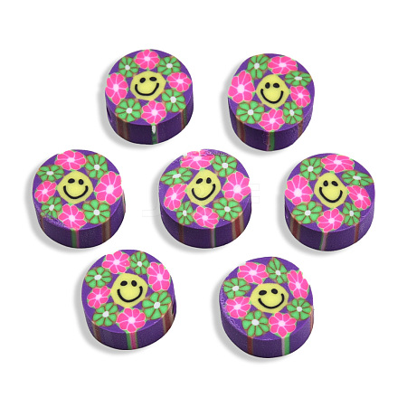 Handmade Polymer Clay Beads CLAY-T019-14B-1