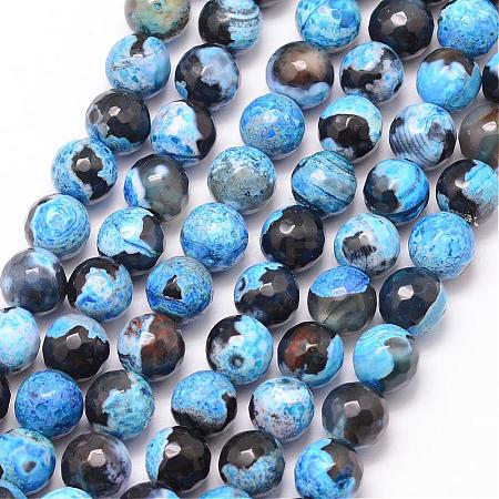 Natural Fire Crackle Agate Bead Strands G-K166-06F-8mm-02-1