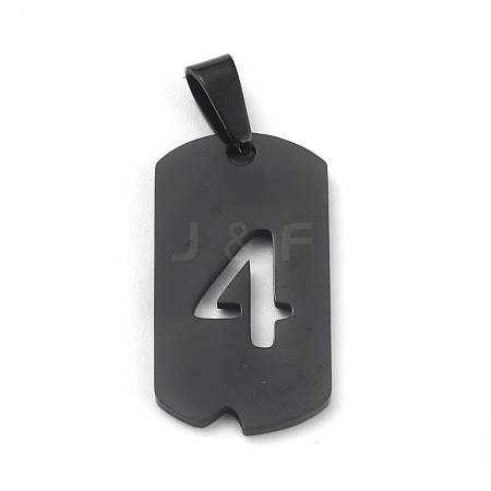 Ion Plating(IP) 304 Stainless Steel Pendants STAS-O127-E04-1