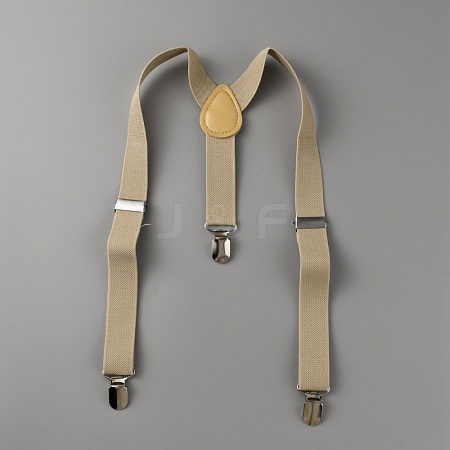 Adjustable Polyester Y-Shaped Heavy Duty Suspenders AJEW-WH0307-23C-1