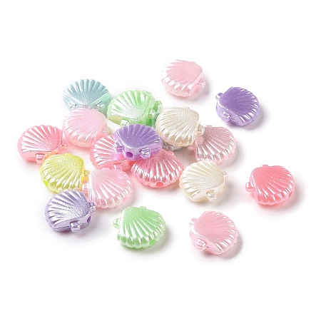 Imitation Pearl Acrylic Beads OACR-A017-06-1