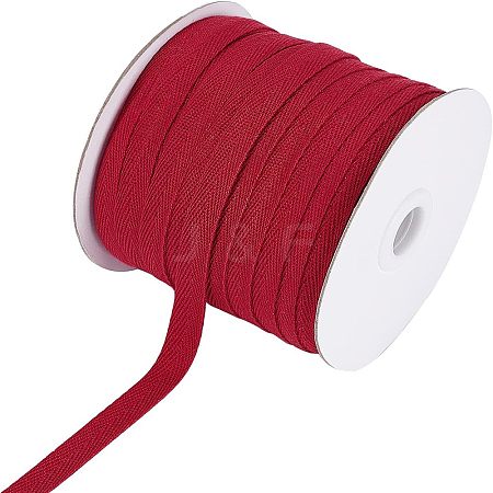 Cotton Twill Tape Ribbons OCOR-WH0058-35A-1