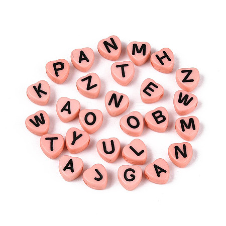 Opaque Acrylic Enamel Beads X-MACR-S273-37C-1