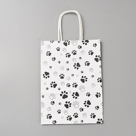 Kraft Paper Gift Bags with Handle ABAG-WH0045-19A-1