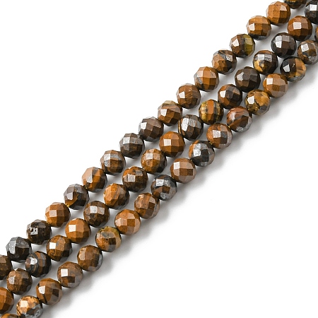 Natural Tiger Eye Beads Strands G-M399-03B-1