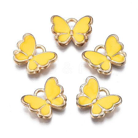 Alloy Enamel Charms ENAM-S121-070L-1