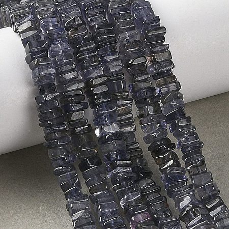 Natural Iolite Beads Strands GG-CBA1D78-A03-1