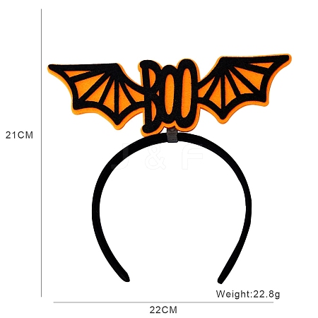 Halloween Cloth Hair Bands PW-WGE0E66-07-1