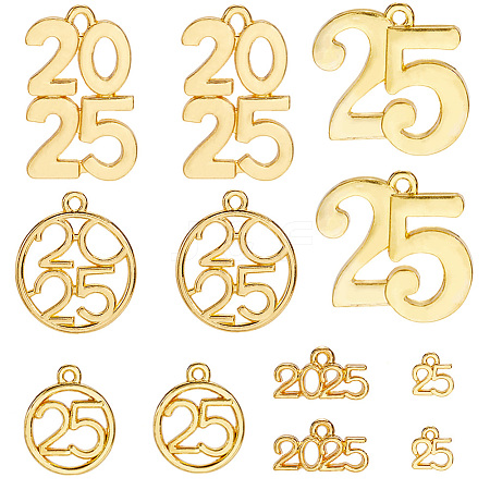 48Pcs 6 Styles Alloy Charms FIND-SP0003-73-1