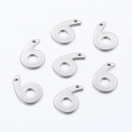 Tarnish Resistant 201 Stainless Steel Pendants LS-STAS-F128-01P-6-1