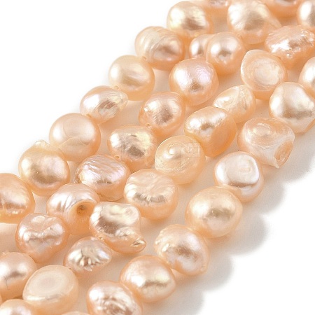 Natural Cultured Freshwater Pearl Beads Strands PEAR-A006-04B-1