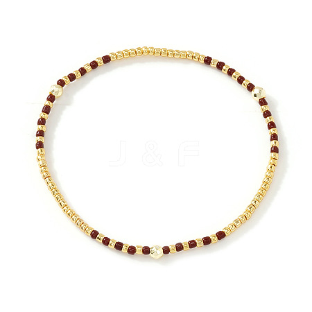 Glass Beaded Stretch Bracelets for Women MD3994-3-1