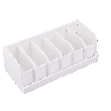 6 Grids PVC Belt Storage Box CON-WH0099-29-1