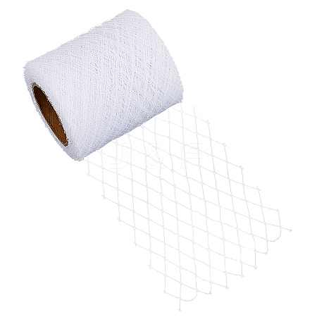 25 Yards Polyester Mesh Ribbons DIY-WH0002-90A-1