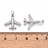 Brass Micro Pave Cubic Zirconia Pendants KK-T070-82P-3