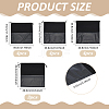 14Pcs 4 Styles Square Cloth Packing Pouches for Shoes ABAG-PH0001-60A-2