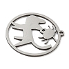 201 Stainless Steel Pendants LS-STAS-G366-02P-07-2