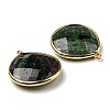 Natural Ruby in Zoisite Pendants G-B009-07G-A-6