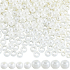 300Pcs 2 Styles Imitation Pearl Acrylic European Beads OPDL-SP0001-04-1