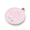 Twelve Constellations 304 Stainless Steel Enamel Pendants SA-CBAAE04-01P-07-2
