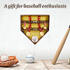 Baseball Theme Wood Wall Mounted Finger Ring Organizer Display Stands AJEW-WH0031-70B-5