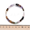 Natural Mixed Gemstone Beaded Stretch Bracelets for Women Men BJEW-M049-11A-5