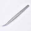 410 Stainless Steel Curved Beading Tweezers TOOL-S013-008A-3