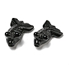 Natural Obsidian Carved Healing Goldfish Figurines DJEW-D012-08K-1