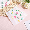 200Pcs OPP Flower Nougat Candy Packaging Bags ABAG-WH0039-28-4