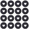 50Pcs Flat Round Heart Acrylic Loose Leaf Ring Round Binder Discs DIY-CP0012-14-6
