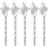 10Pcs Alloy Bookmarks AJEW-SC0003-51P-1