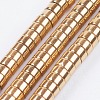 Electroplate Non-magnetic Synthetic Hematite Beads Strands G-I195-4mm-17-A-1