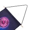 Chakra Theme Linen Wall Hanging Tapestry DJEW-B006-03B-3