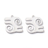Brass Pendants KK-J278-12P-1