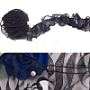 5 Yards Pleated Organza Ribbon OCOR-GF0002-33B-5