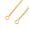 1MM Brass Box Chain Necklace Making NJEW-D302-79G-2