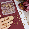 10 Pairs Ion Plating(IP) 304 Stainless Steel Huggie Hoop Earrings EJEW-BBC0002-19C-3